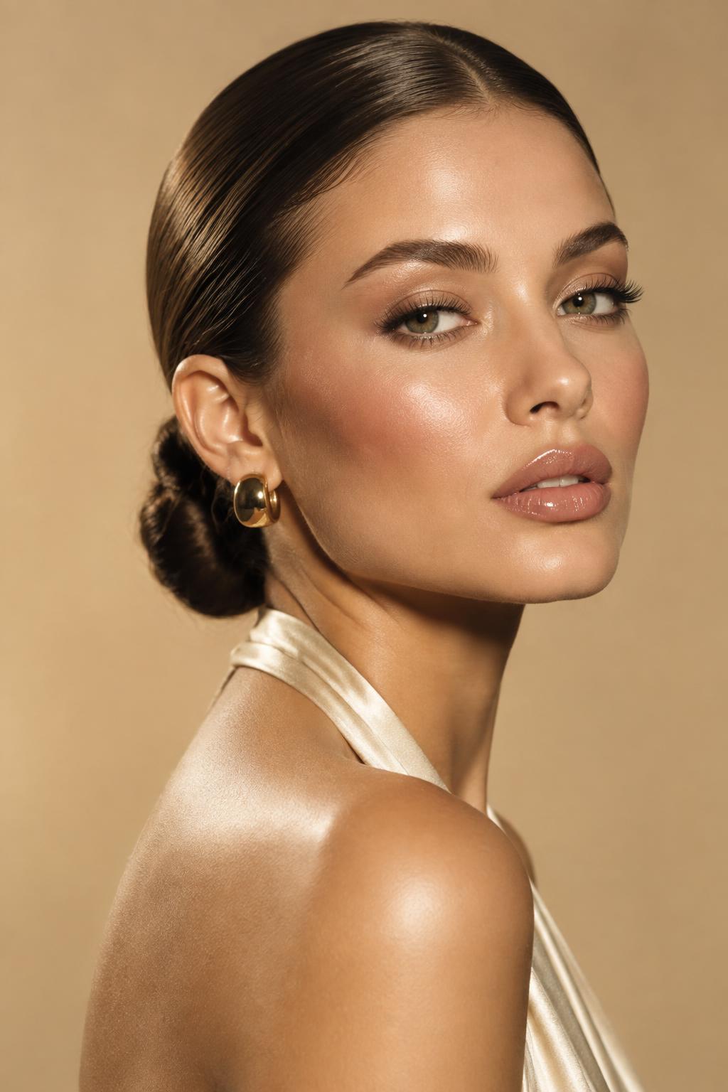 Editorial makeup portrait at Éclat